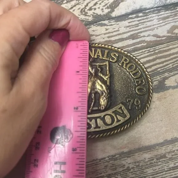 Hesston National Finals Rodeo *1979* Belt Buckle - Picture 5 of 5